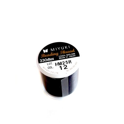 Linha Miyuki beading thread B 50m - Preta