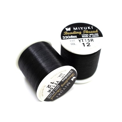 Linha Miyuki beading thread B 50m - Preta