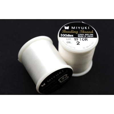 Linha Miyuki beading thread B 50m - Branca